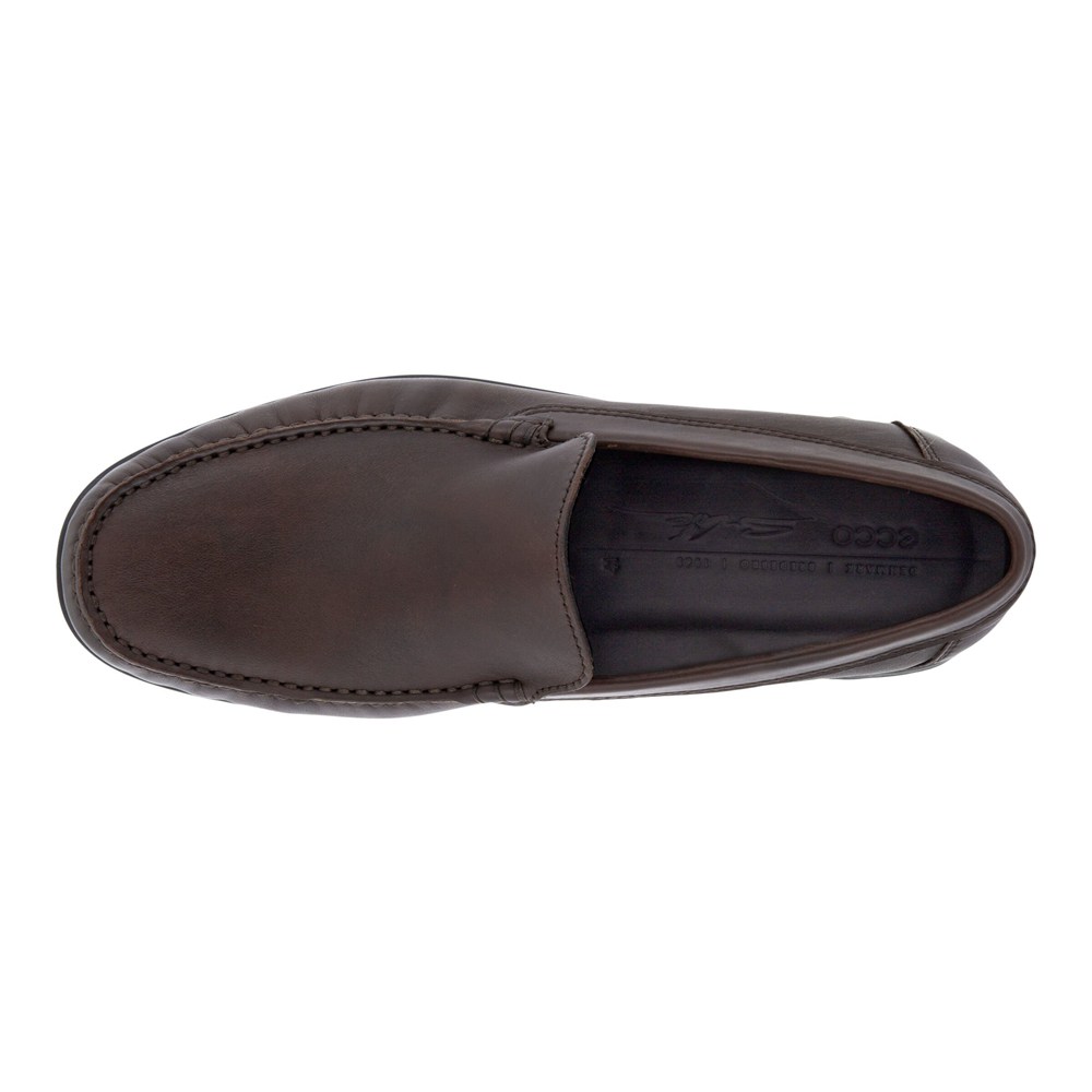 ECCO Mens Moccasins Brown - S Lite Moc - CGD-308416